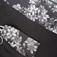 مقنعه نرگس مشکی