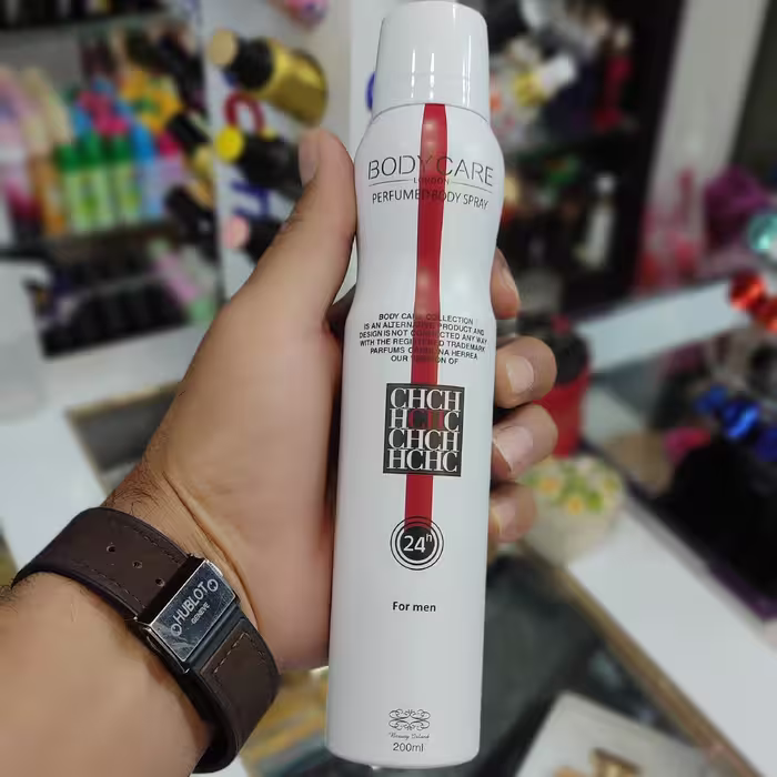 اسپری بدن بادی کر مردانه رایحه سی اچ Body Care CH Men Spray