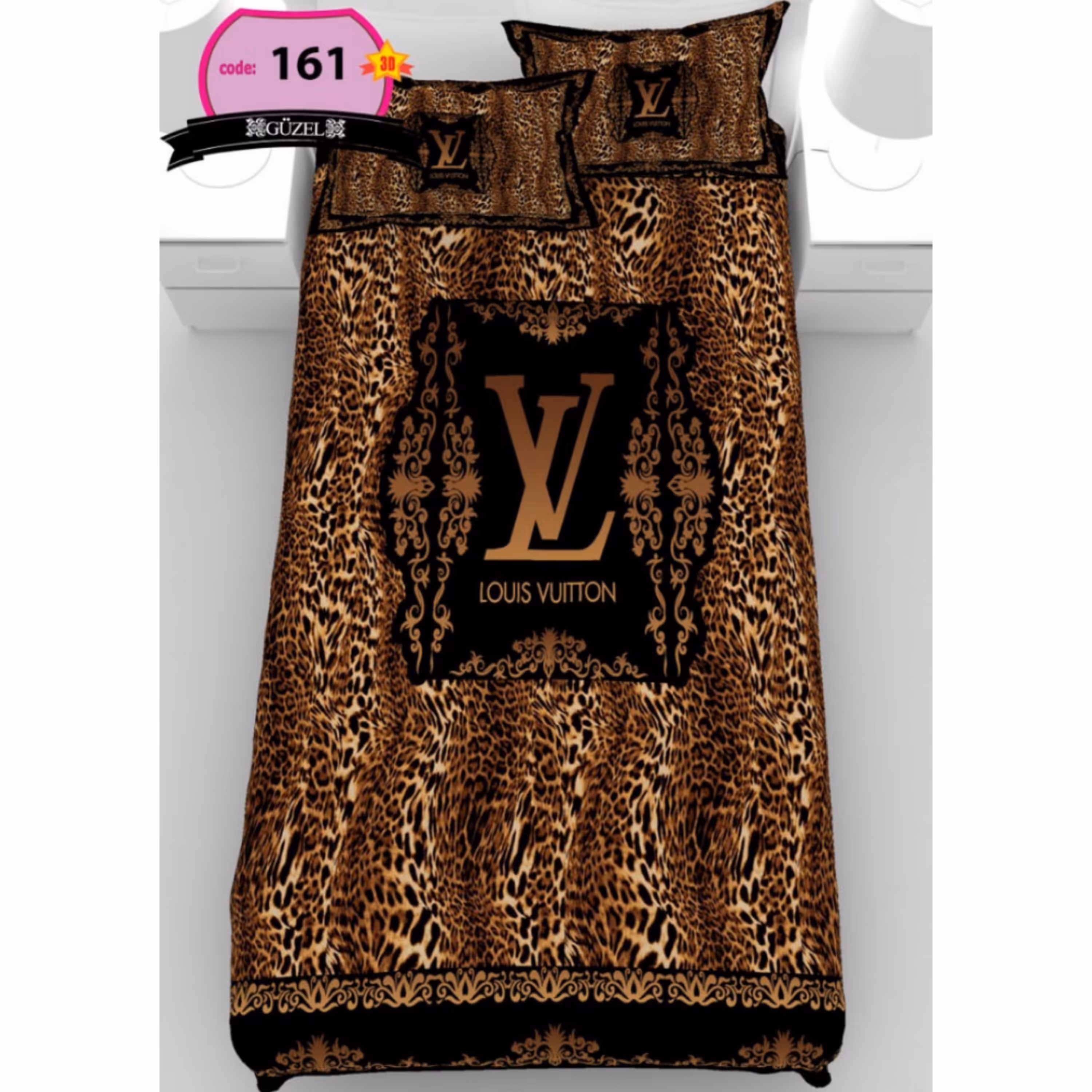 روتختی تک نفره سه بعدی برند گوزل -5 تکه -کد161