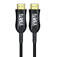 کابل HDMI 4K ورژن 2.0 فیبر نوری کی نت پلاس مدل KP-CHAOC900 طول 90 متر