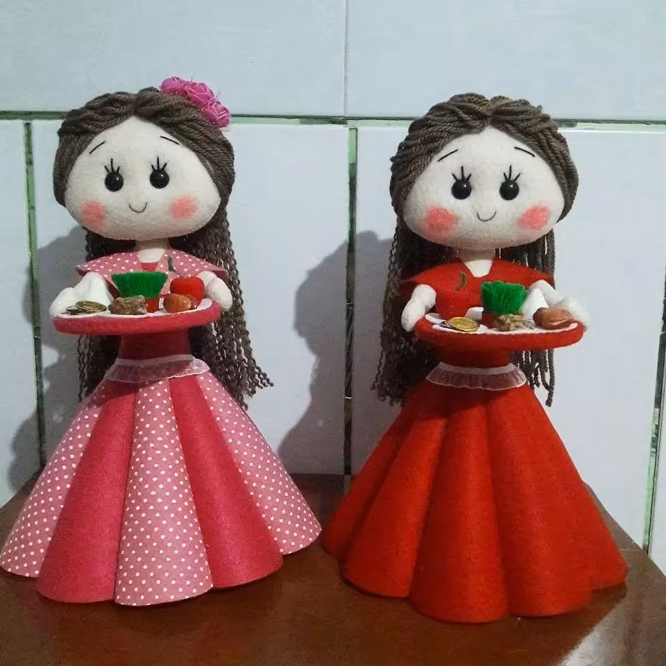 عروسک دختر هفتسین30سانتی 