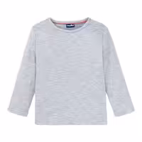 بلوز موهر نازک توکرکی شیک و نرم 6 تا 12ماه لوپیلو طوسی کمرنگ کنار یقه دکمه دار