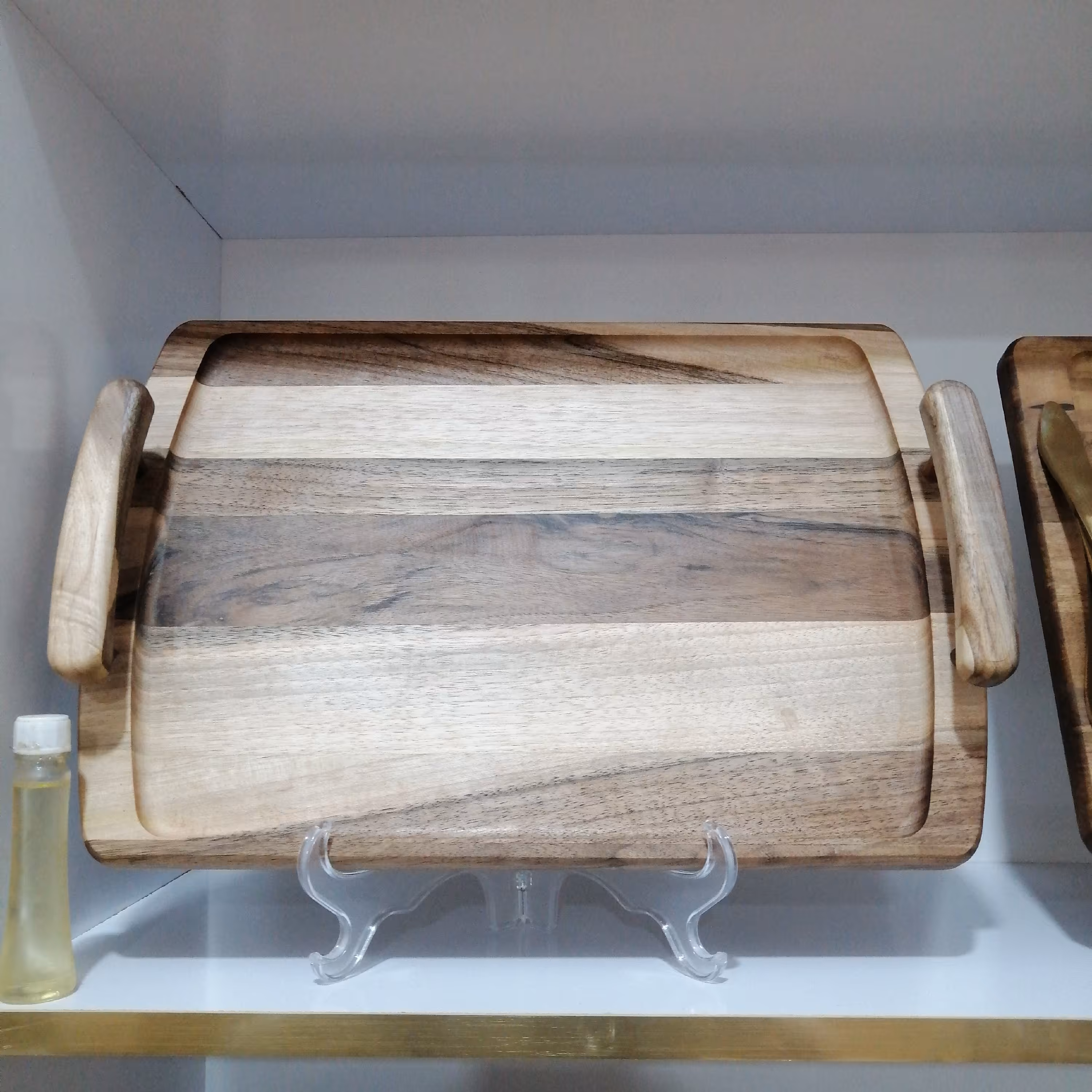 سینی چوبی دسته دار 