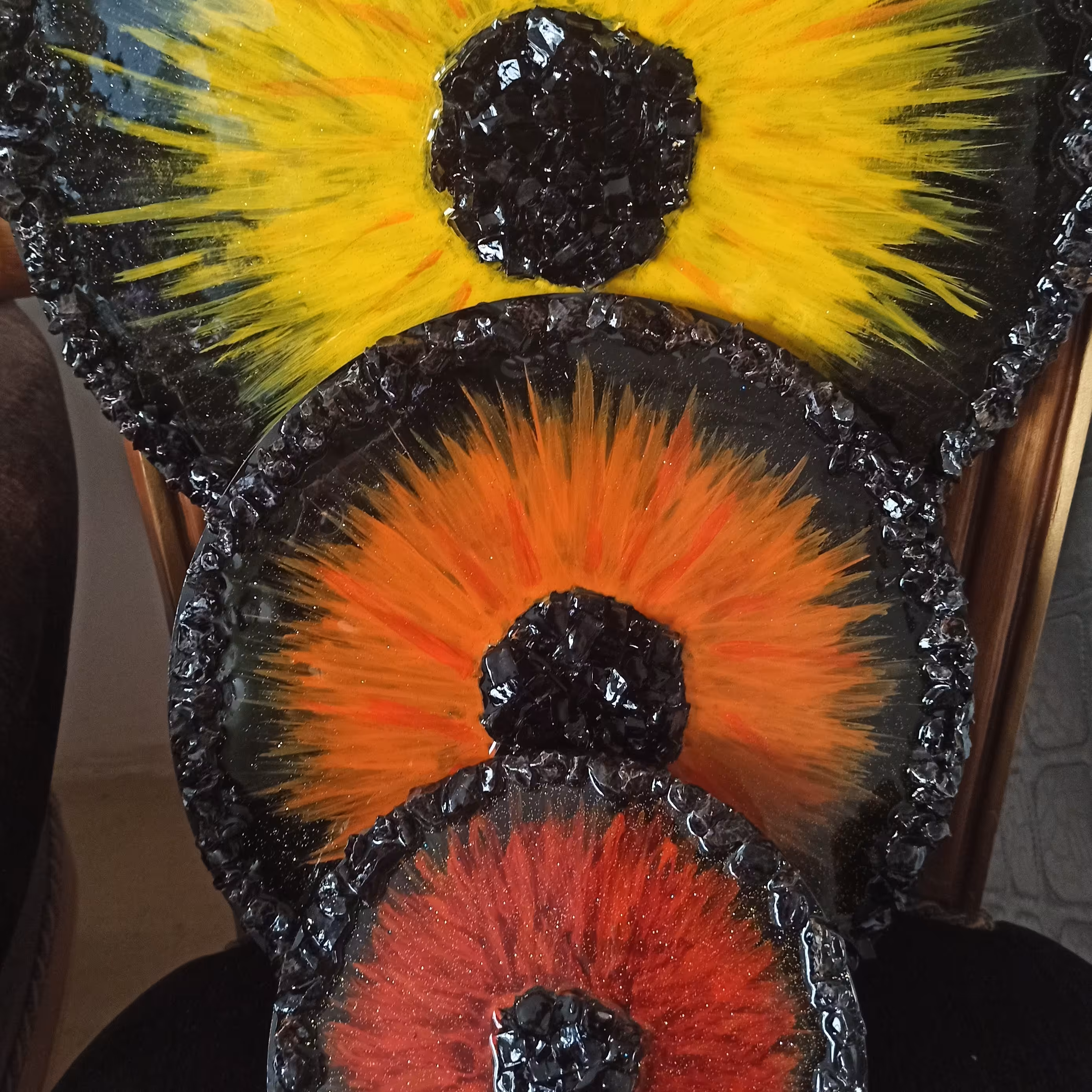 تابلوهای سه گانه ،برای نصب در منازل یا محل کار  در طرح ورنگ دلخواه