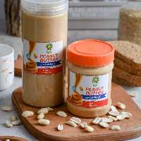 کره بادام زمینی 1100گرمی( خالص و بدون افزودنی)