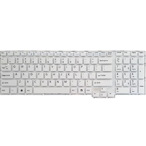 کیبرد لپ تاپ فوجیتسو Lifebook AH532 سفید-اینترکوچک بدون فریم