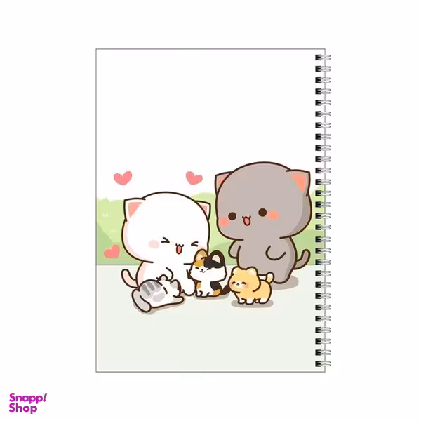 دفتر مشق 100 برگ بامبیلیپ طرح پیشی و پیشا و بچه ها کد 3050661