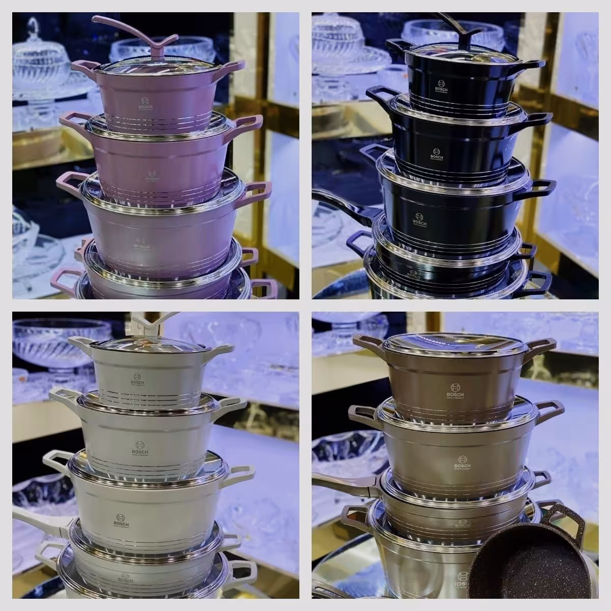 قابلمه  دست کچ  بوش  ده پارچه درجه یک ضمانتی