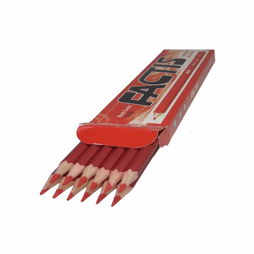 مداد قرمز فکتیس مدل F2020 بسته 12 عددی