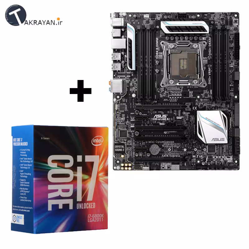 ASUS  X99-A/USB 3.1 Motherboard   Intel Core i7 6800k CPU