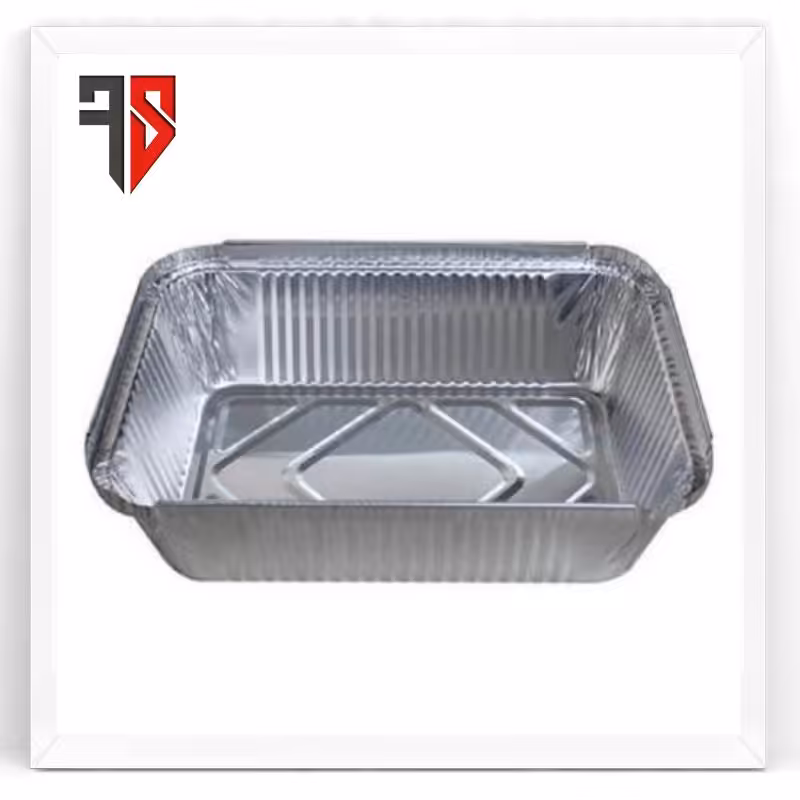 ظرف آلومینیومی نیم پرس کد80 (1000عددی) - مرکز فروش ملزومات کافه رستوران فرزان