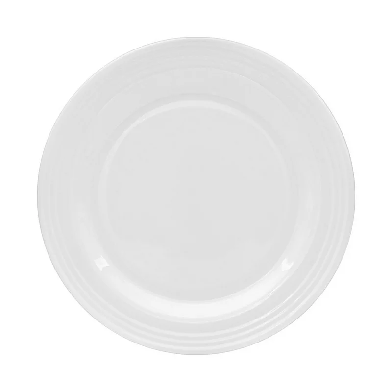 بشقاب تخت غذاخوری پارس اپال هتلی سفید (سایز 25)