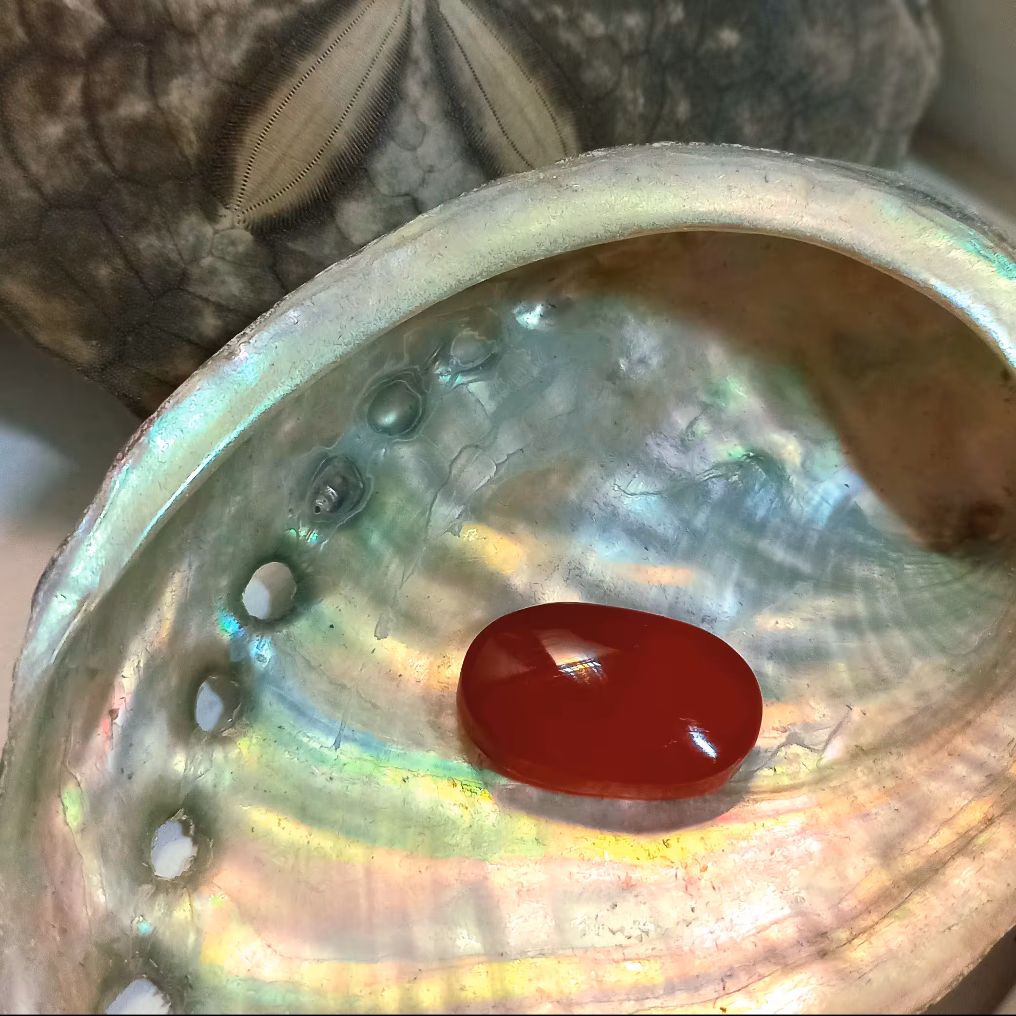 عقیق یمن بادامی درشت کد 175