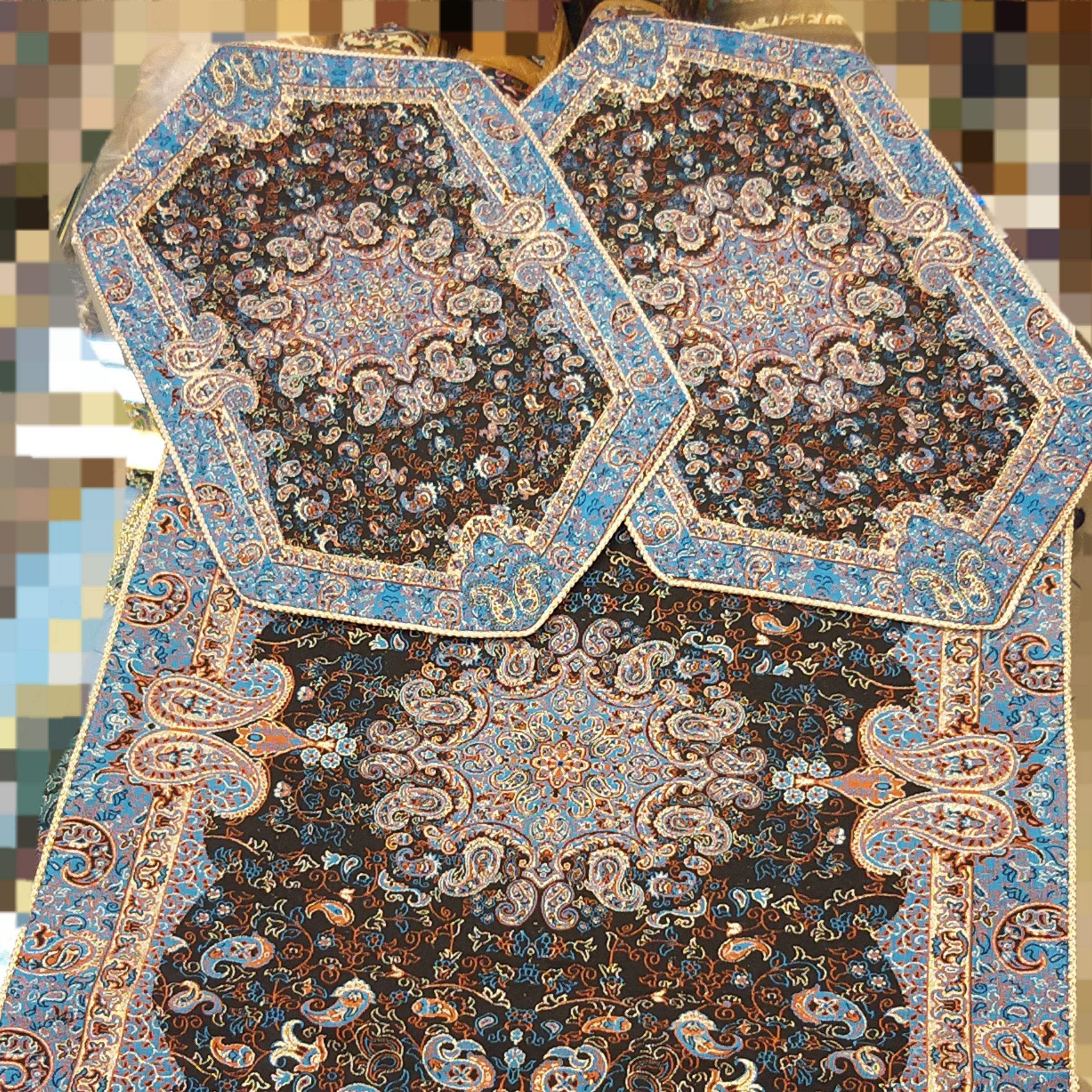 سه تیکه جلو مبلی طرح نگین مشگی