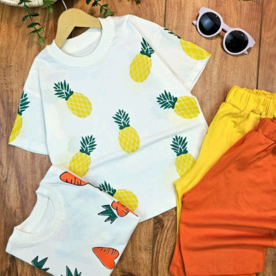 تیشرت وشلوارک اسپرت هویج واناناس