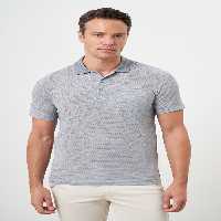 تی شرت یقه پولو خاکستری مردانه جیب اورجینال Morven