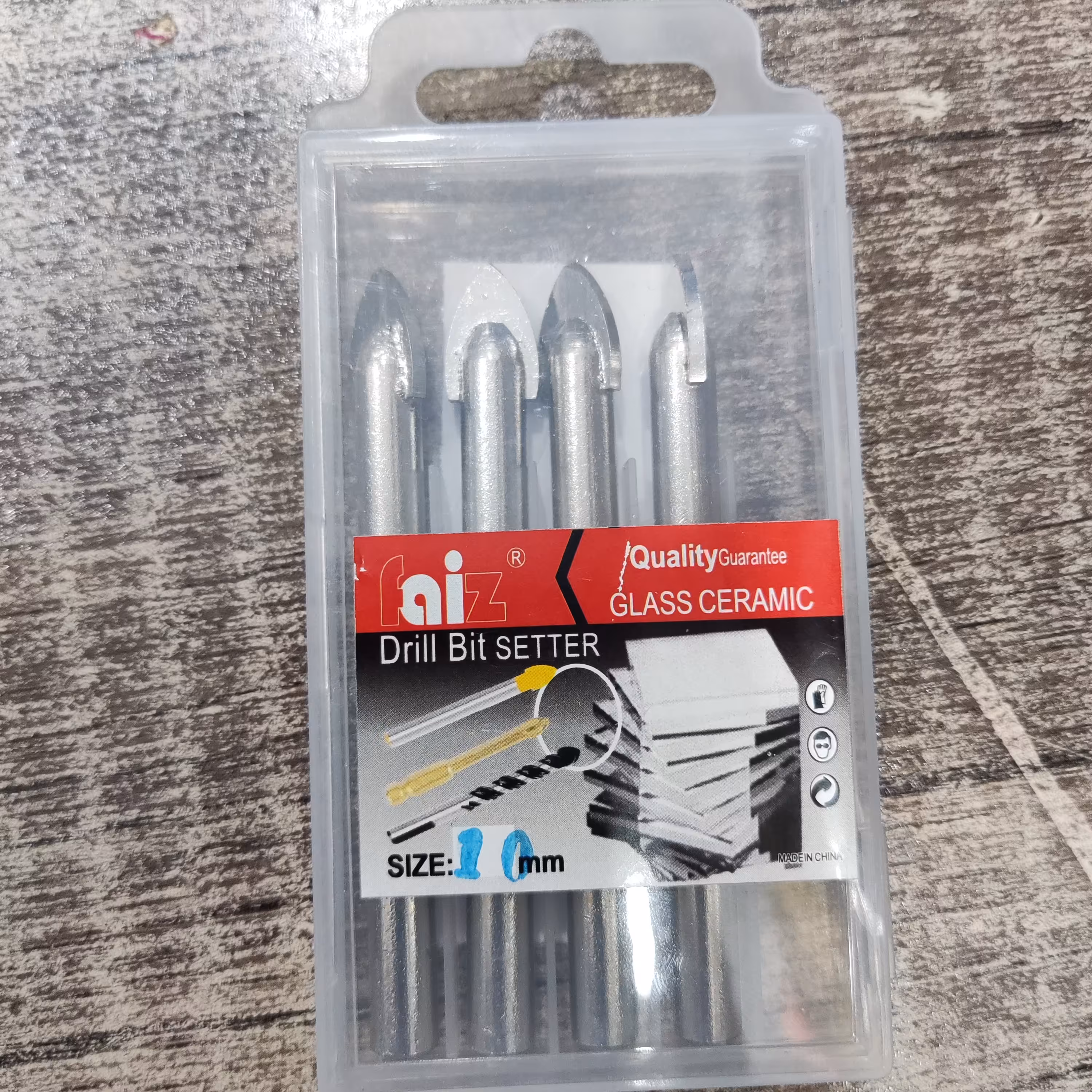 مته نمره 10 پرسلان بر و شیشه بر تک الماس