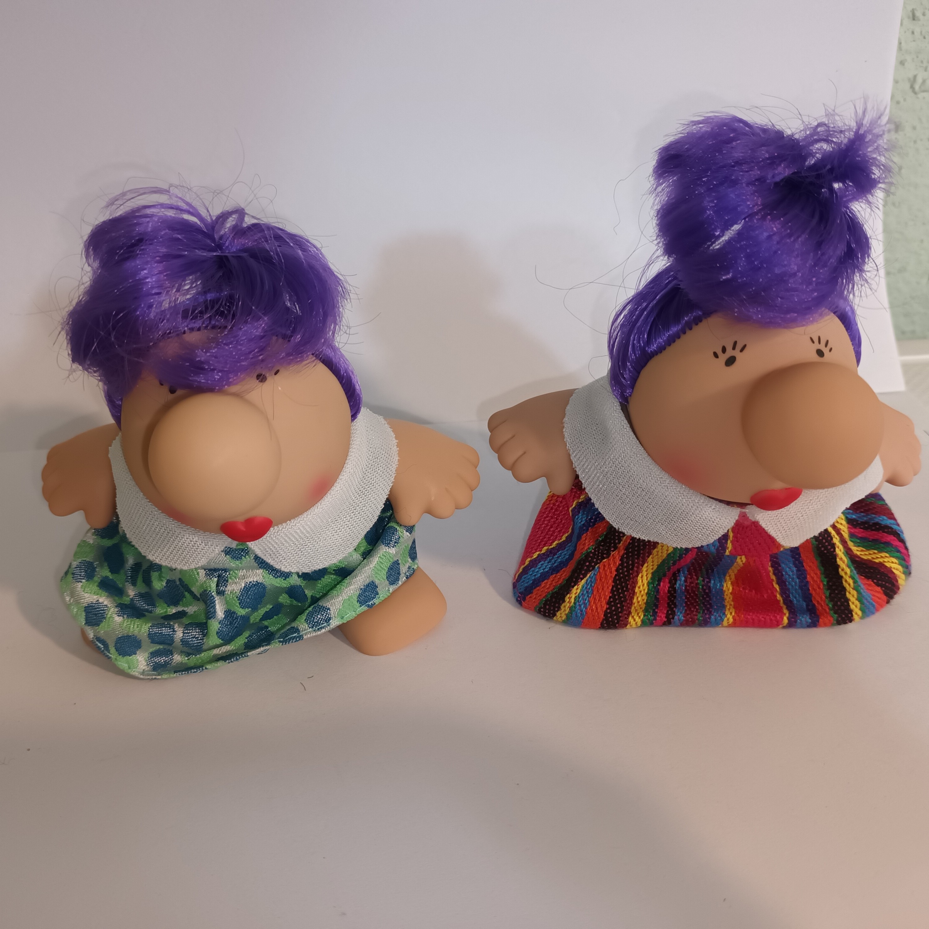 عروسک مستر دماغ مو بنفش