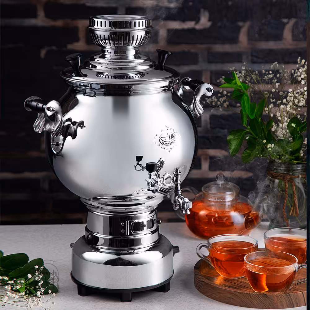 سماور گازسوز عالی نسب مدل سهند 8 لیتری