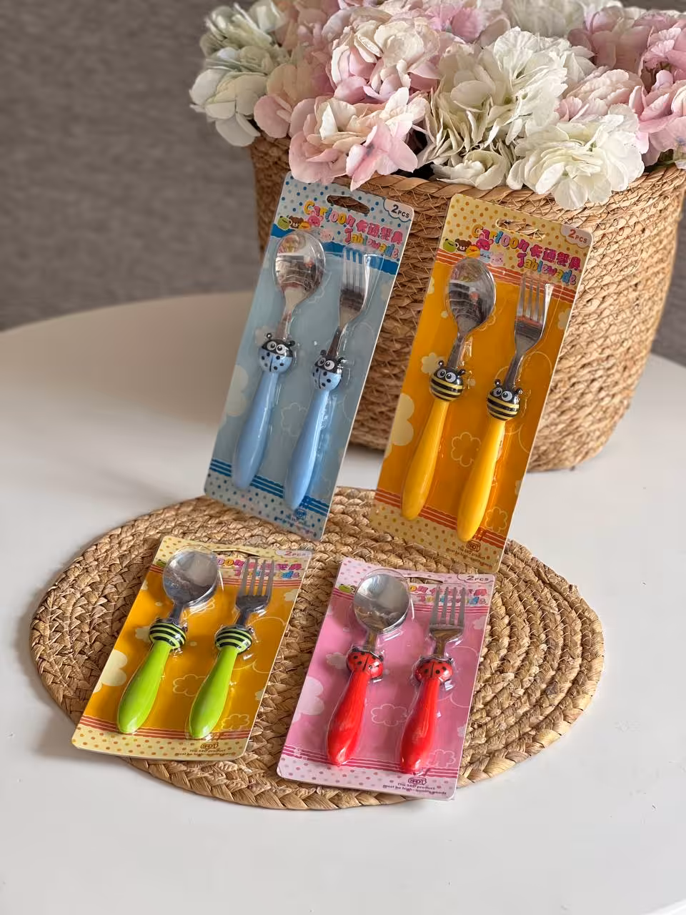 قاشق چنگال کودک طرح حشرات کد 3151