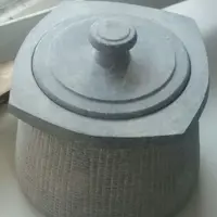 دیگ سنگی سنتی ساده3نفره به همراه هدیه (پس کرایه)
