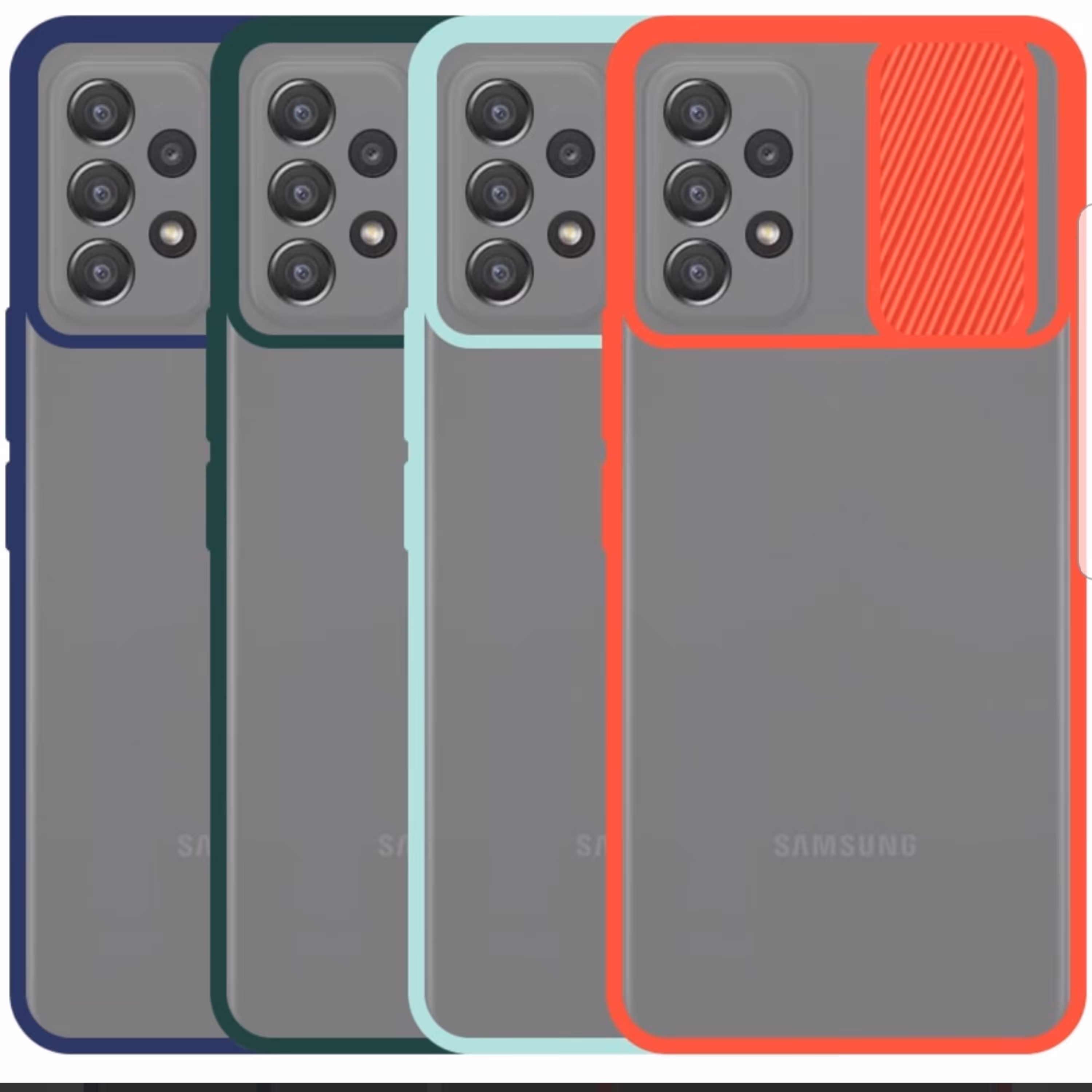 کاور پشت مات محافظ لنزدار کشویی A72