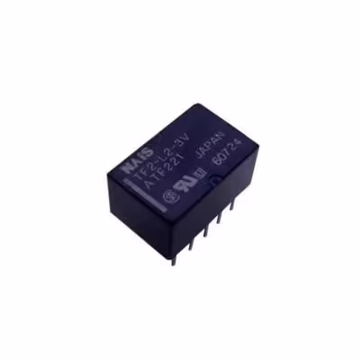 مجموعه 6 عددی رله 3V مینیاتوری 10 پایه ژاپنی مارک NAIS کد TF2-L2