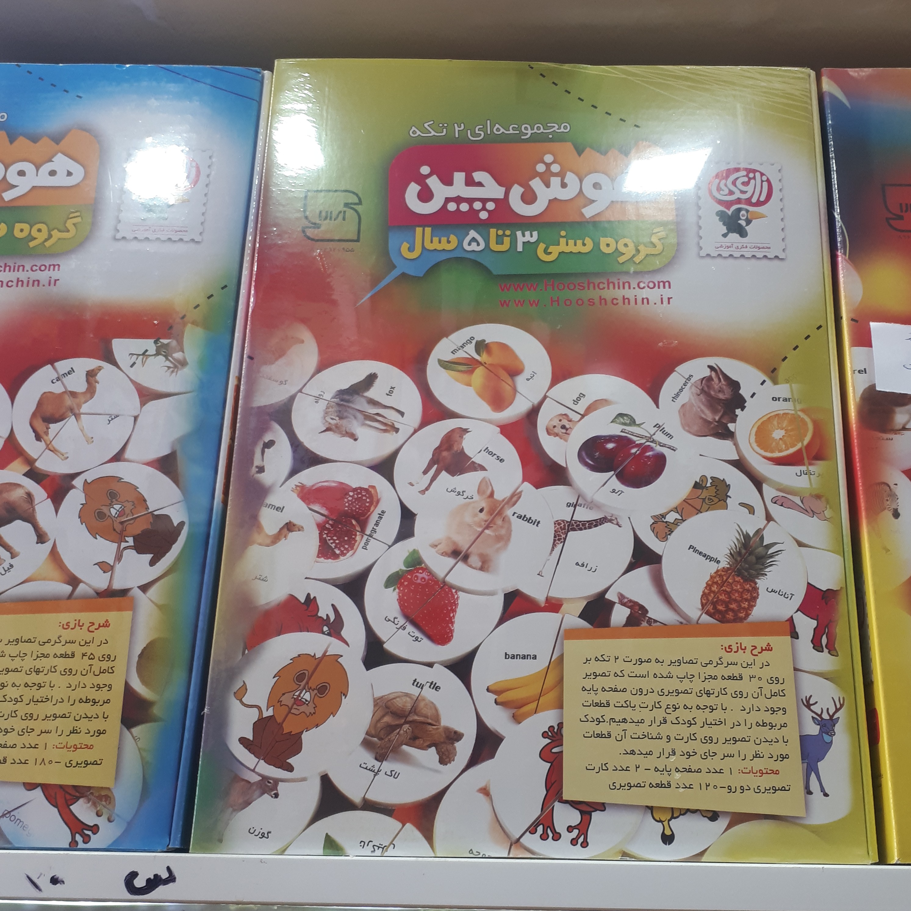 هوش چین مجموعه 2 تکه گروه سنی 3تا 5 سال
