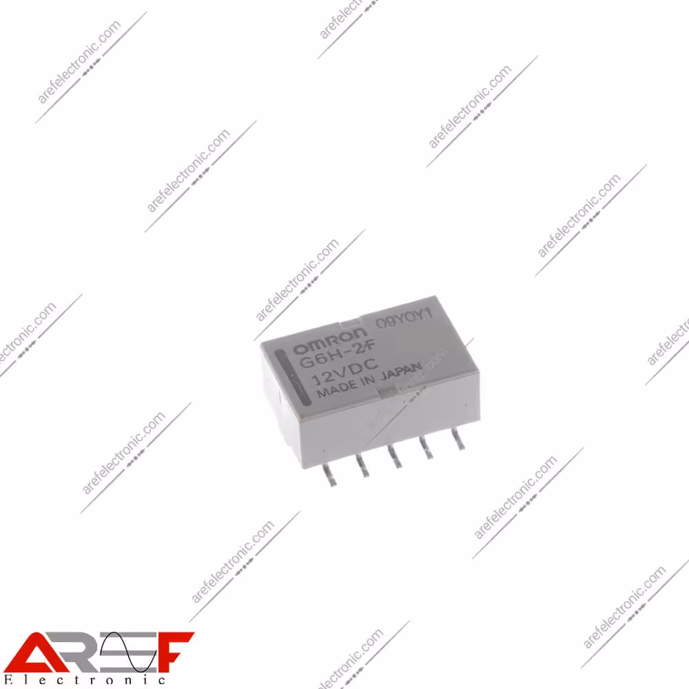 رله امرن مدل G6H-2F دارای 12 ولت و 10 پین - فروشگاه عارف الکترونیک