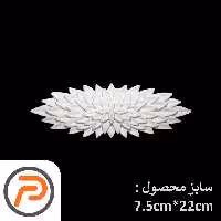 گل تزئینی طرح منبت pvc کد 4018
