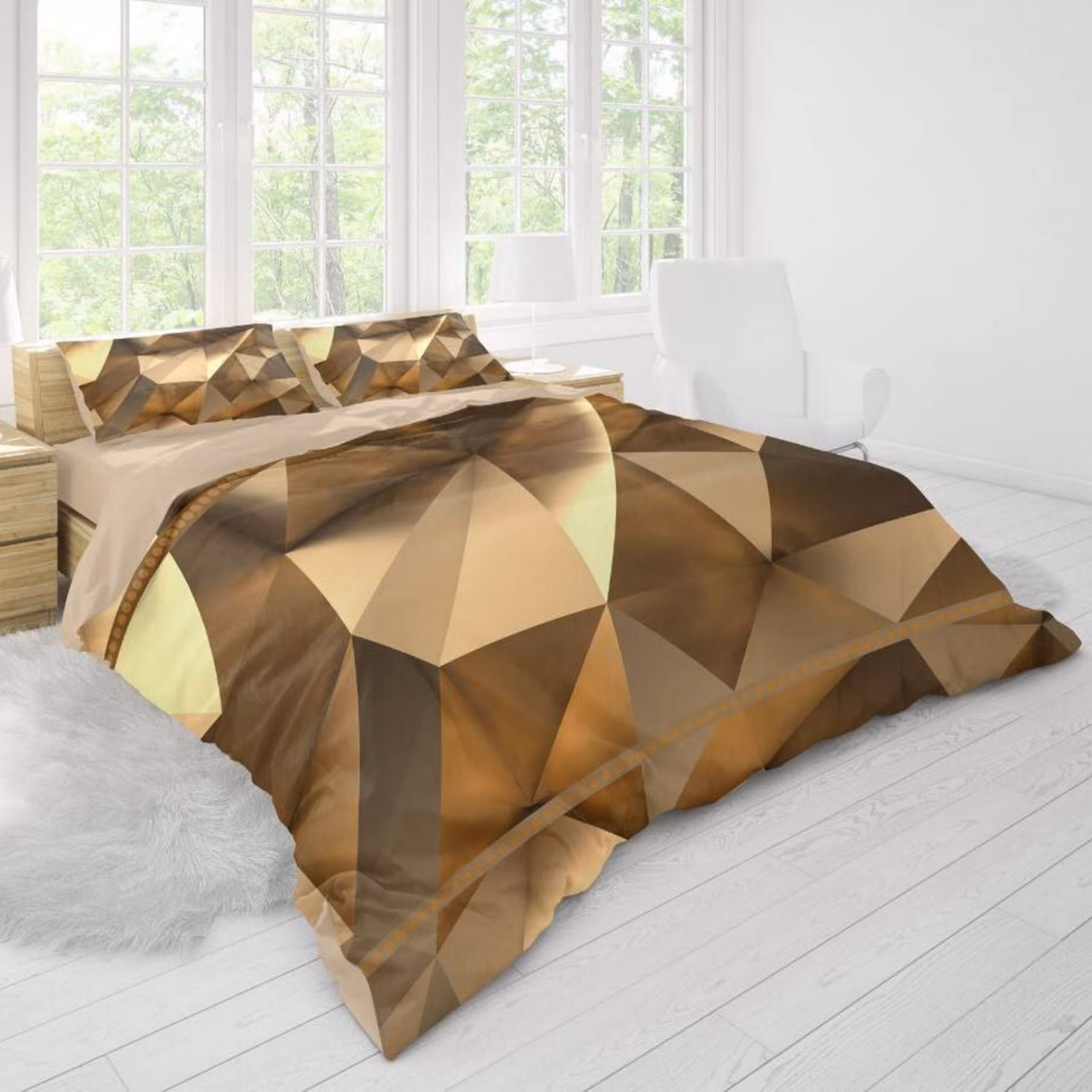 روتختی دونفره سه بعدی برند گوزل 7 تکه کد331