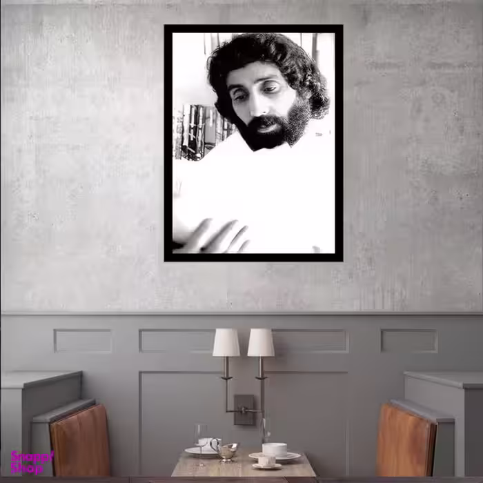 تابلو بکلیت طرح مشاهیر ایران سهراب سپهری مدل قاب شاسی B-S9822