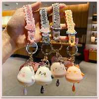 جاکلیدی و آویز کیف فانتزی طرح گربه بایمائو A