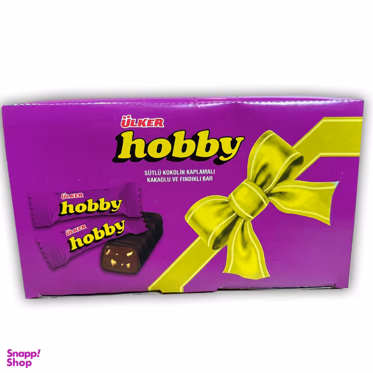 شکلات مغز فندق هوبی اولکر وزن 6 گرم بسته 100 عددی