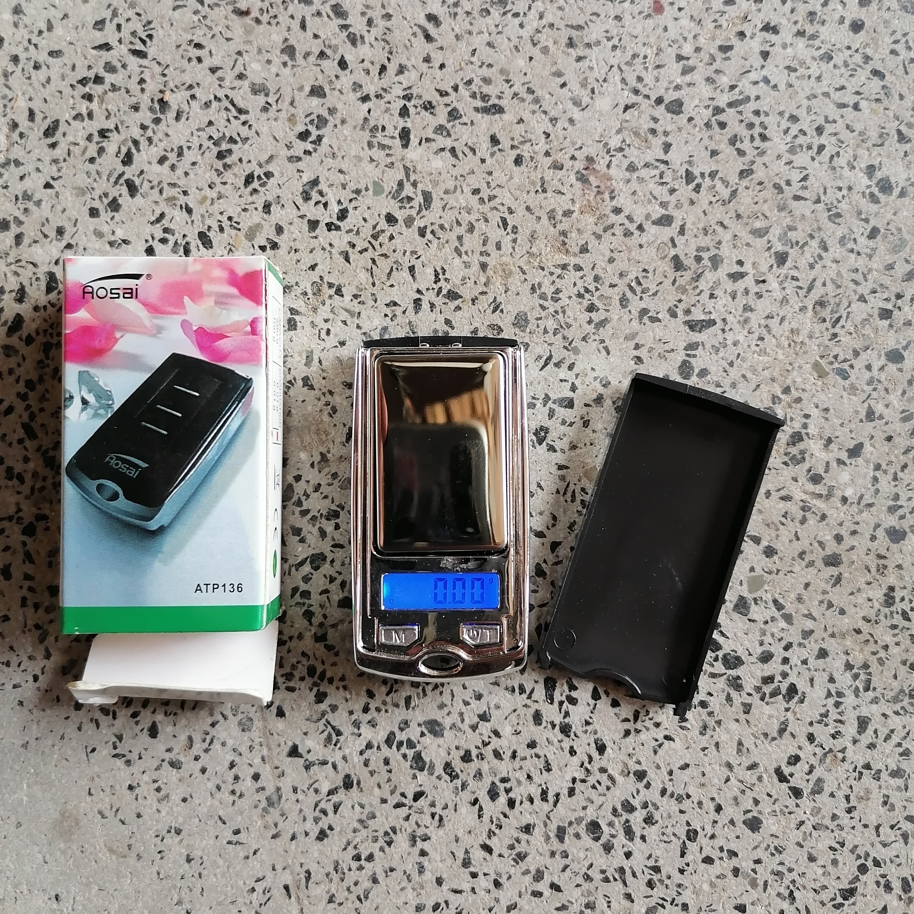 ترازو صوتی ریموتی 200گرمی طلا کشی