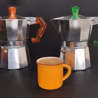 موکاپات .اسپرسوساز گازی . 3 کاپ.ایتالیایی 