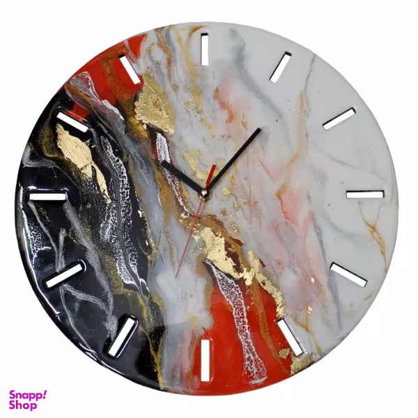 ساعت رزینی مدل آبستره