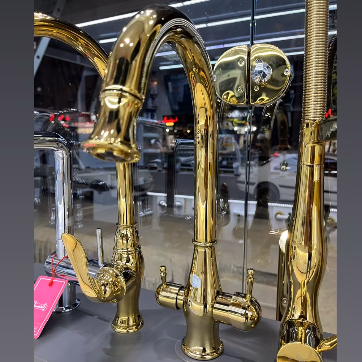 شیر ظرفشویی تصفیه دار راسان مدل رزا طلایی