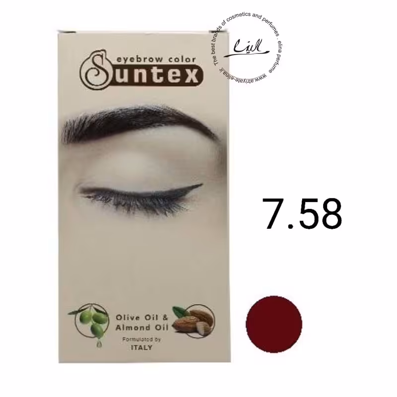 سانتکس کیت رنگ ابرو شماره MCH6-E7.58 ماهگونی شکلاتی