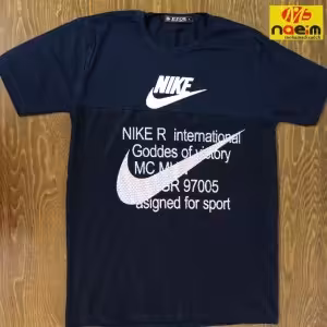 تیشرت پسرانه و مردانه جلو تور پنبه ای نایک L تا 2xl یقه گرد nike