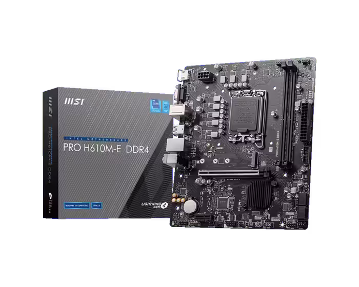 مادربرد ام اس آی MOTHERBOARD MSI PRO H610M-E DDR4