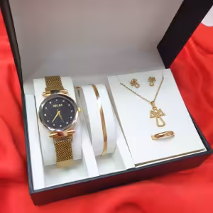 ساعت مچی زنانه والار صفحه مشکی WALAR