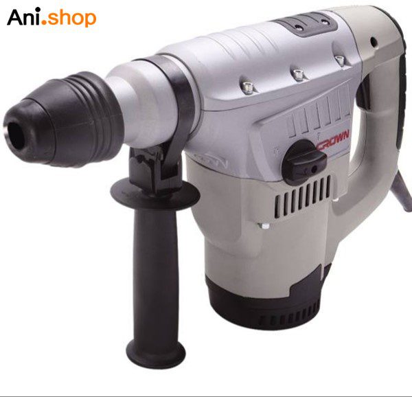 دریل بتن کن کرون 38 میلی متر 1050 وات 5 شیار 6.5 کیلویی با قلم و مته کد CT18055