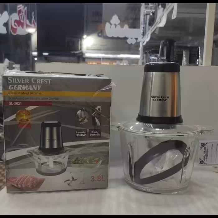 خردکن شیشه ای مارک سیلورکرست 3.8 لیتری(ارسال رایگان)خردکن شیشه ای 3.8لیتری سیلورکرست3000وات واقعی