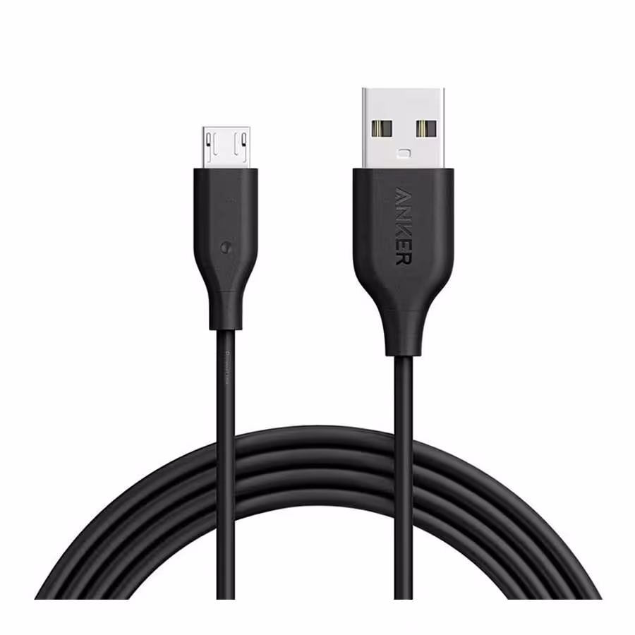 قیمت و خرید کابل 1.8 متری تبدیل USB به MicroUSB انکر مدل PowerLine A8133 | یاس ارتباط