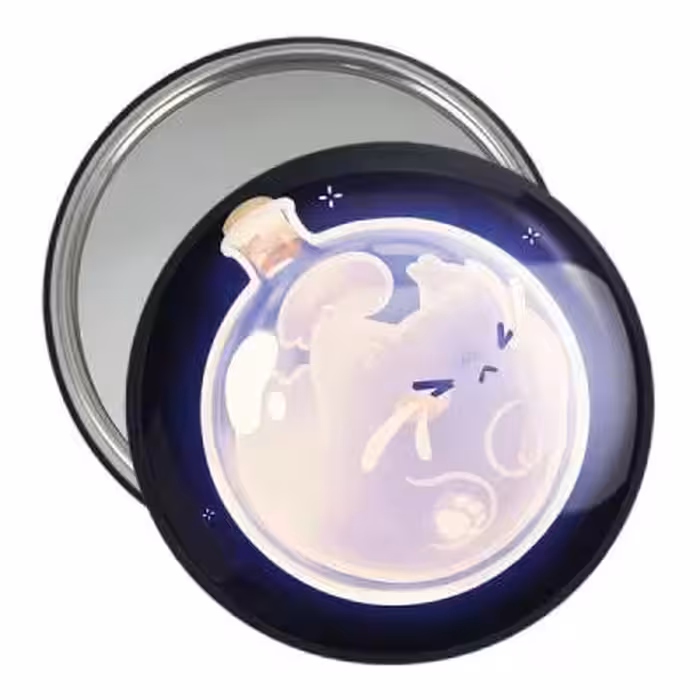 آینه جیبی خندالو مدل گربه حیوانات بامزه کد 21048