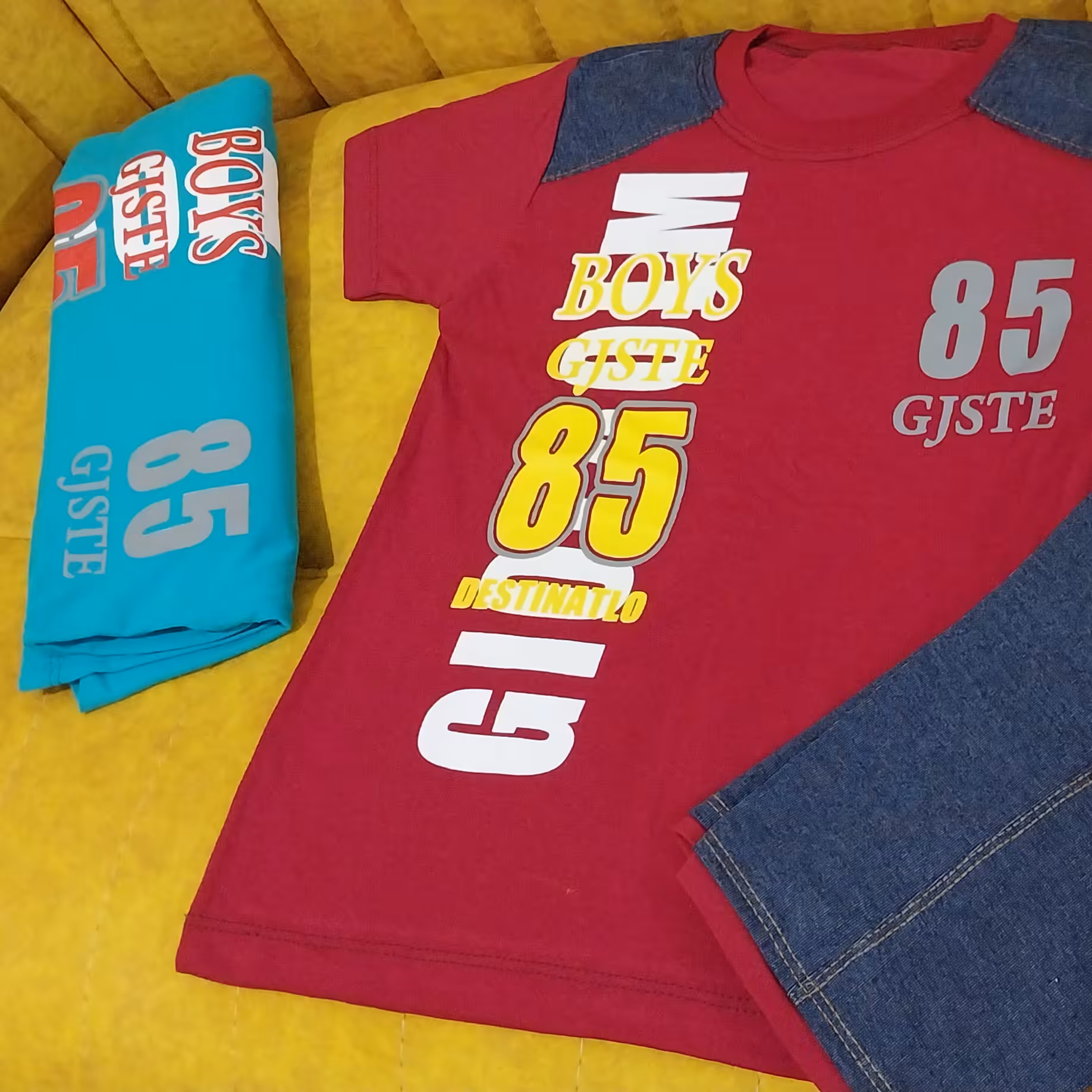 تیشرت و شلوارک 85 پسرانه ارسال رایگان هدیه کدتخفیف60 تومنی باخریددوقلم بجزشورت 