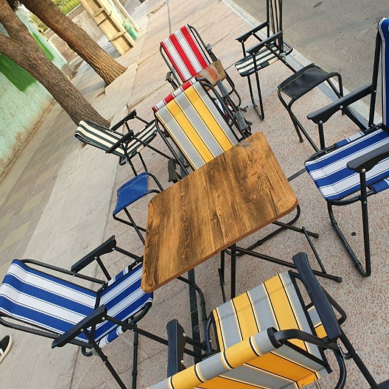 صندلی تاشو مسافرتی ارزان سری 4 عددی اقتصادی خانواده 