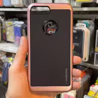 کاور Motomo رنگ رزگلد طرح چرم مناسب برای گوشی موبایل اپل iPhone 7plus / 8plus
