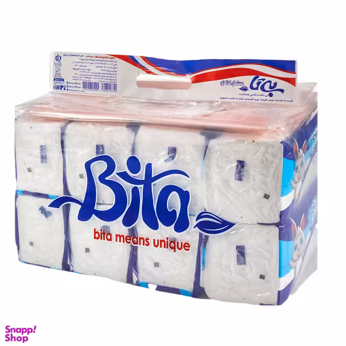 دستمال کاغذی خرگوشی اقتصادی بی تا ۲۵۰ برگ بسته ۸ عددی